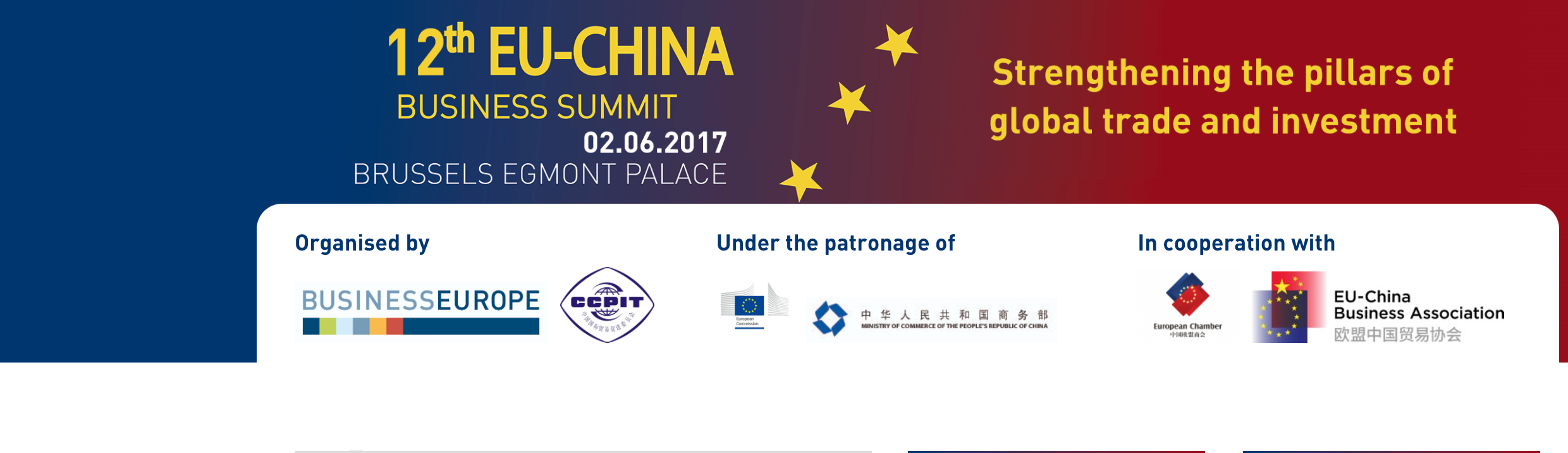 OUR CEO&DIRECTOR JARVOUS CHEN INVITED TO EU-CHINA BUSINESS SUMMIT 2017